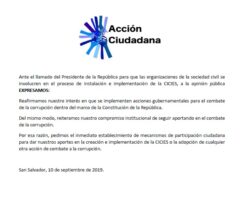 Comunicado de prensa