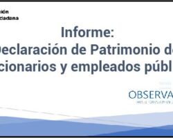 El Observatorio Ciudadano de Acción Ciudadana presenta informe de patrimonio de funcionarios y empleados públicos