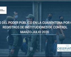 El Observatorio para el Fortalecimiento Institucional de Acción Ciudadana presenta el informe: «Ejercicio del poder público durante la cuarentena por covid-19. Registros de las instituciones de control».