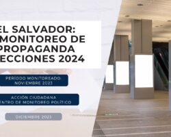 Acción Ciudadana presenta el segundo reporte de monitoreo a la propaganda electoral de las elecciones 2024